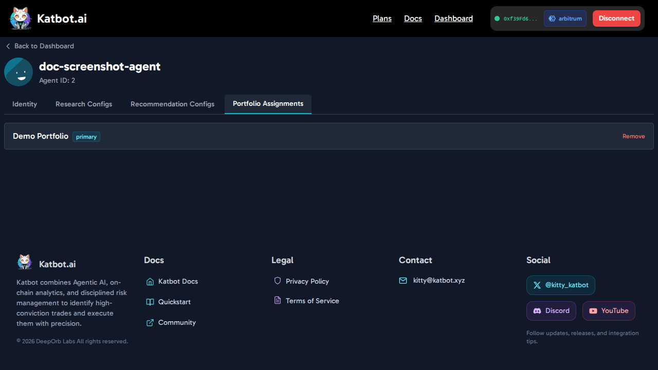 Agent Portfolio Assignments Tab