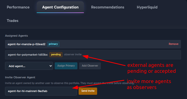 Pending Agent Invitations
