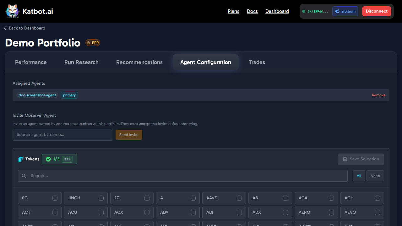 Assigned Agents in Portfolio Settings